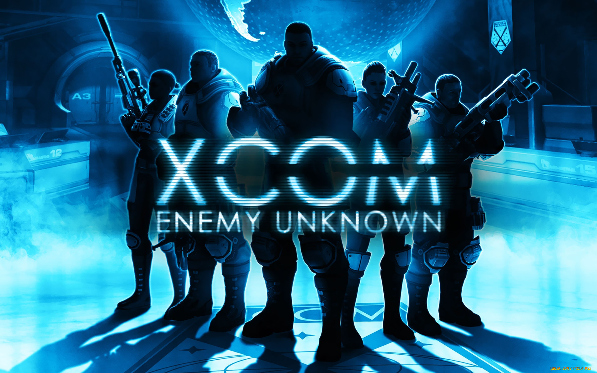 xcom, enemy, unknown, видео, игры, отряд, оружие.